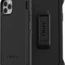 OtterBox iPhone 11 Pro Max Defender Series Case - Black, Rugged & Durable, with Port Protection, Includes Holster Clip Kickstand