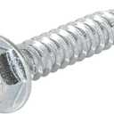 #12 x 1-1/4'' Hex Washer Head Self-Drilling Tek Screw Zinc Plated Steel for Attaches Sheet Metal Steel or Steel to Metal - Box of 100