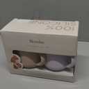 Moonkie Silicone Baby Sippy Cups | 3 Stages Training Cup Straw Cup for Infants Toddlers and Kid | 4 oz 2Pack (Blush + Mauve)