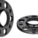 EVIL ENERGY 5x120 Wheel Spacers 12 mm Compatible for BMW, 5x120 mm Hubcentric with Lip 5 Lugs 72.56 mm Hub Bore, Wheel Adapters Fit for M12x1.5 Studs Black