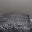 Reallnaive Magnetic Thermal Insulated Door Curtain Fit 72"x80" Door, Curtain Itself Size 74"x81", Thicken Made of Oxford and Cotton Insulated Cover for Winter Sliding, Patio, Grey, Minimalism