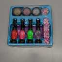 Nail Art Studio for Girls - Birthday Gift - Nail Polish Kit for Kids Ages 7-12 Years Old - Girl Gifts Ideas - Gift Set - Girly Stuff - Polish, Pens, Glitter, Stickers, Gems, Filer - 8 9 10 11 12 Year