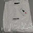 ZESICA Women's Casual Blouse Tops Puff Long Sleeve Button V Neck Hollow Out Eyelet Lace Embroidered Shirt Dressy (White, S)