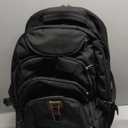 Boavan Rolling Backpack,17 inch Water Resistant Wheeled Backpack,Carry on Luggage Business Bag, Overnight College Computer Trolley Suitcase for Men Women Adults to Travel, Black