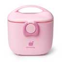 Termichy Baby Formula Dispenser, Portable Milk Powder Dispenser Container with Carry Handle and Scoop for Travel Outdoor Activities with Baby Infant, 8.8OZ, 0.55LB, 250g (Light Pink)