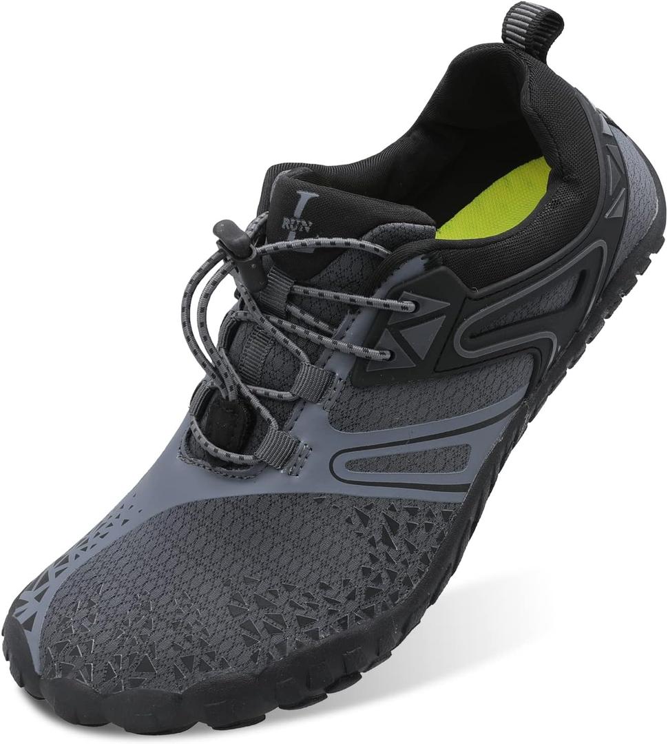 L-RUN Barefoot Water Shoes Women Mens Aqua Sock Athletic Hiking Water Sports Shoes for Swim Beach Pool Sand Diving Walking