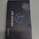 Womier Pudding Keycaps, PBT Shine Through Keycaps 165 Keys Set Custom Key caps Set OEM Profile, Universal Compatiability for 100%, 75%, 65%, 60% Keyboard-Black