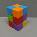 Magnetic Building Blocks Large, 1.65 inch Magnetic Stacking Cubes for Toddlers, Sensory & Montessori Toys for Boys & Girls 1 2 3 Years Old (12 PCS)