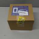 CML Decorator Wall Plates, 50 Pack Electrical Outlet Receptacle Covers, 1-Gang Switch Plates, Standard Size 2.76 x 4.5, Impact Resistant, UL Listed, White, Contractor Pack