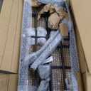 Garvee Foldable Hitch Mount Cargo Carrier with Wheels & Handle, 750 LBS Heavy Duty Steel Hitch Racks for 2 in Receiver, Folding Luggage Racks for Trailers, RVs, SUVs, Rust-Resistant