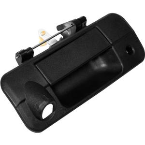 Gledewen Tailgate Handle Liftgate Latch Handle with Rear Camera Hole | for 2007-2013 Toyota Tundra | Replaces# 69090-0C051, 690900C051, 81214 (Black)