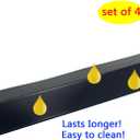 Parts DP125 (4-pack) Porcelain Steel Heat Shield/Heat Plates 16 "x 3 13/16" Replacement for Charbroil, fits for Thermos, fits for Kenmore Sears and other Gas Grill Models