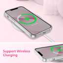 ZTOFERA for iPhone 14 Plus Case Clear,Cute Love Heart Ribbon Bow Tie Aesthetic Phone Case,Transparent Trendy Slim Soft Shockproof Protective Phone Cover for Women Girls,Peach Pink