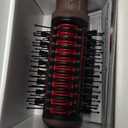 Shark FlexFusion Hair Straightener & Powerful Hair Dryer with Fusion Hair Brush, Ceramic Air Styler with Auto-Wrap Curlers & Concentrator, Ceramic Plates, Cosmic Blush HD641S