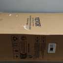 VEVOR Wheelchair, Aluminum Alloy Ultra-Lightweight Transport Chair for Adults, Foldable Cabin Wheelchair with Flip-Back Desk-Length Arms, Self-Locking Brake, 15.75-Inch Wide Seat, 220lbs Load