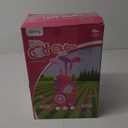 Liberry Toddler Golf Set for 1 2 3 4 Years Old, Upgraded Kids Golf Cart with Unique Shoulder Strap Design, Indoor and Outdoor Golf Toys for Boys Girls (Pink)