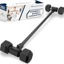 Aspireartisans Dumbbell to Barbell Converter, Barbell Bar, Adjustable Barbell, Transform Dumbbells to a Barbell, Adjustable to 200 lb Capacity