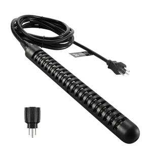 GRILLME 240V 3000W Titanium Immersion Bathtub and Swimming Pool Water Heater,NEMA 6-15P Plug,Fully Submersible Portable Electric Heater,200 Galons Swimming Pool Heater,Seawater Aquaculture