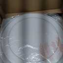 100CFM Round Bathroom Ventilation Fan: Quiet 1.2 Sones Ceiling Mount Exhaust Fan Combo with Integrated LED Light, 5CCT Selectable, Dimmable, Wet Rated, ETL Certified