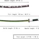 Sword fort Metal Demon Sword 104cm/41inchs,Stainless Steel, Hashira Pillar and Protagonist Katana for Anime Cosplay, Anime Original Textures, Multiple Styles to Choose from
