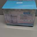 HIHEGD 2-Tier Bathroom Organizer with Dividers, Clear Under Sink and Pull-Out Cabinet Organizer for Kitchen and Pantry Storage