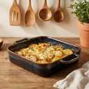 9" x 9" Porcelain Square Casserole Dishes - Baking Dish for Oven, 1.8 QT Ceramic Lasagna Pans, Oven Safe Bakeware for Kitchen Cooking, Cake, Banquet and Dinner