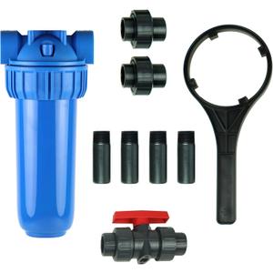 Aquasana Rhino Whole House Water Filter System Installation Kit with 3/4" Fittings and 10" Pre-Filter