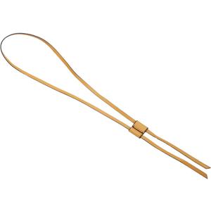 uxcell PU Leather Drawstring, 37.8 Inch Detachable PU Pull String Purse Strap Replacement Adjustable Drawstring Bunches Pocket Straps for Bucket Bag Shoulder Bag Crochet Purse, Yellow