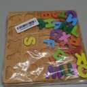 Wooden Puzzles for Toddlers, 3pack Alphabet Shape Puzzles for Kids 3 Wooden Montessori Toddler Wooden Alphabet Number Shape for Kids 3 Years Old Boys & Girls