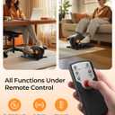 YOSUDA Under Desk Elliptical Electric, Elliptical Machine for Seniors,Fully Assembled Seated Pedal Exerciser with Remote Control with Free Footstraps & 10 Adjustable Speeds