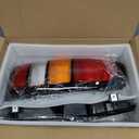 Nakuuly Tail Lights Compatible With 1999-2002 Chevy Silverado 1999-2006 GMC Sierra 1500 2500 3500 1500 HD 2500HD Driver and Passenger Side Taillights Rear Lamp without Bulb (Black Border)