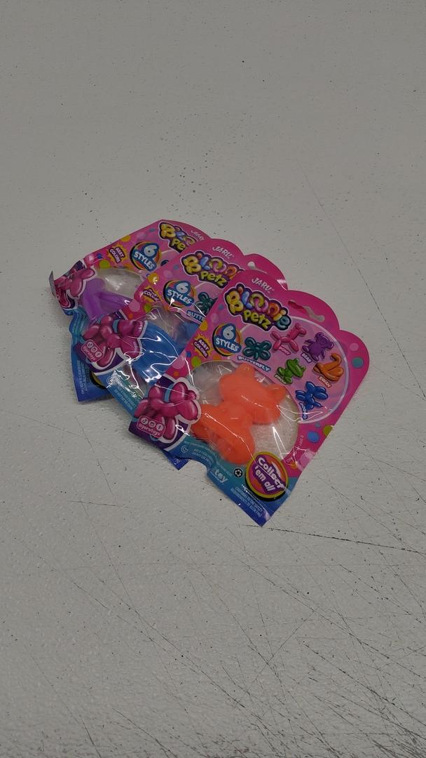 JA-RU Stretchy Balloon Toy Irresistible Squish Super Stretchy & Twisty Toys for Kids. Animal Squeeze Party Favor. Sensory Stress Relief Fidget Easter Basket Stuffers, Pack of 3