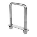 4Pack Square U-Bolts 3-1/16" W x 5-5/16" L, 304 Stainless Steel U Bolts M12 with Washers & Nuts for Replacement Parts and Accessories for Ski Boat, Fishing Boat or Sailboat Trailer