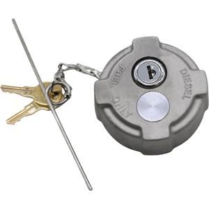 Fokes (1PCS) Locking Diesel 2 1/4" (57.60.3mm) Fuel cap Compatible with International MD Semi Trucks, Reefer Trailer, Ford 650/750 Replacement FTA-C02 FTA-N-04 FTA-N6-16 FTA-N-73 with rubber seal