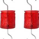 Vintage Glass Ant Moat for Hummingbird and Oriole Feeders Large Capacity Guard for Nectar Feeders