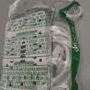 20 FT Flat Plug Surge Protector Power Strip,11 Multiple AC Outlets with 6 USB Ports (2 USB C), 20 Feet Extension Cord, 1250W/10A, One Touch Switch Button, White