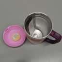 Owala SmoothSip Slider Stainless Steel Insulated Travel Mug, 100% Leak Proof, For Hot and Cold Drinks, Travel Friendly with Sliding Lock Lid, 12oz, BPA Free, Leak Proof, Pink/Tan (Daybreak)