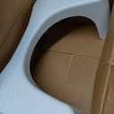 Squatty Potty Simple Curve Bathroom Toilet Stool 7" White