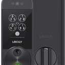 Lockly Visage Zeno Series Smart Lock, Facial Recognition & Fingerprint Keyless Entry Door Lock, Built-in Wi-Fi Deadbolt with Apple Home Key, PIN Genie Keypad, App Remote Control, Easy Installation (Matte Black)