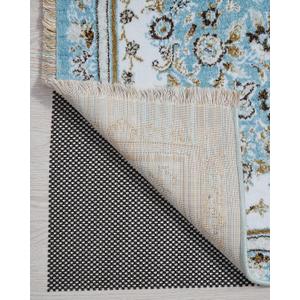 Veken 8x10 Ft Rug Pad Gripper for Hardwood Floors, Non Slip Black Rug Pads for Area Rugs, Thick Rug Grippers for Tile Floors, Under Carpet Anti Skid Mat, Keep Your Rugs Safe and in Place