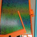 BUKEBU LCD Writing Tablet Doodle Board, Colorful Drawing Pad, Electronic Drawing Tablet, Drawing Pads,Travel Gifts for Kids Ages 3 4 5 6 7 8 Year Old Girls Boys (10.5 inch, Blue&Orange)