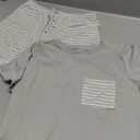 Real Essentials 2 Pack: Women’s Short Sleeve Pajama Short Set - Comfy Lightweight Soft Lounge Sleepwear (Size S)