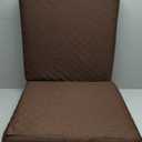 Shinnwa Lumbar Support Pillow for Recliner, Ultra-Soft Foam Back Support Pillow and Egg Crate Foam Seat Cushion 2-in-1 for Couch, Office Chair, for Back Pain Relief, Brown