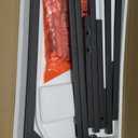 TUTOTAK C Shaped End Table, Tv Tray, Small Side Table, 28.7 inch Tall Couch Table, Tray Table, Sofa Table, Living Room, Bed Room, Brown TB01BB071