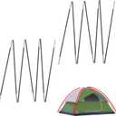 Tent Poles Replacement Compatible with Coleman 2 Person Sundome Camping Tent, Pre-Assembled Replacement Poles for Coleman, Easy to Install, Lightweight Fiberglass, 2 Pack