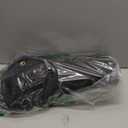 ColourTree 5' x 10' Black Fence Screen Privacy Screen - Commercial Grade 170 GSM - Heavy Duty - Cable Zip Ties Included