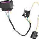 A-Premium Outside Door Handle Wire harness Compatible with Cadillac STS CTS 2008 Sedan Front Right Passenger Side