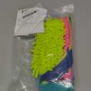 Wodoca Dog Tug Toys - Aggressive Chewer Rope Toy with Strong Squeak, Ideal for Large Dogs, Training, and Play (Green Chenille, Pink Webbing)