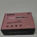 Ufree 5 in 1 Curling Iron with Interchangeable Ceramic Barrels (0.35"-1.25"), Curling Wand Set with Flat Iron Hair Straightener, Instant Heat Up, Dual Voltage Hair Curler, Gifts for Women (Rose Gold)