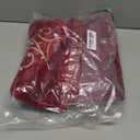 48inch Christmas Tree Skirt Red Luxury Velvet Plush Fur Skirts Baroque Tree Skirts with Gold Embroidered Pearls and Crystals Xmas Velvet Trees Skirt for Christmas Holiday Party Home Decorations